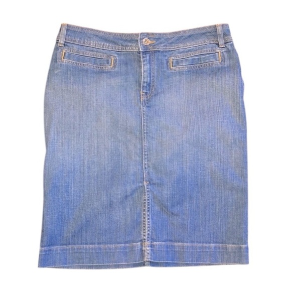 BANANA REPUBLIC jean skirt size 8 - Picture 1 of 5